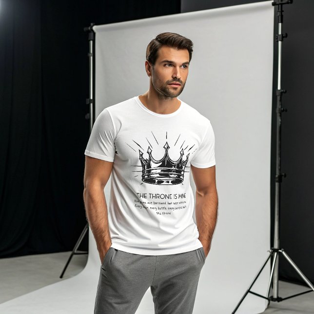 Der Thron ist mein KronenT - Shirt | Savage Alpha (Von Creator hochgeladen)