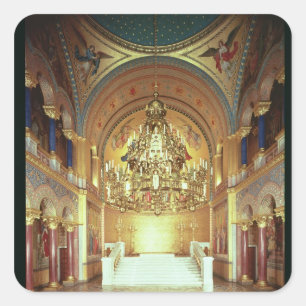 Der Throne Room aus dem Norden Quadratischer Aufkleber
