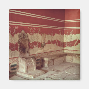 Der Thronsaal von Minos, 1500-1400 v. Chr. Magnet