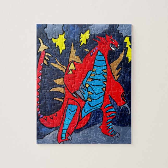 "Der Thunder-Monster"-Puzzle Puzzle (Vertikal)