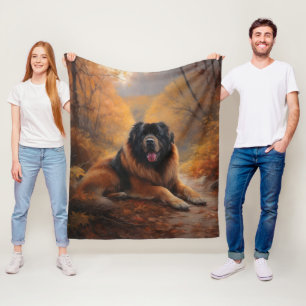 Der tibetische Mastiff im Herbst Inspiriere Fleecedecke