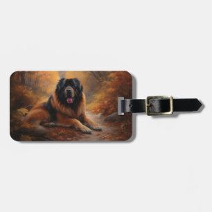 Der tibetische Mastiff im Herbst Inspiriere Gepäckanhänger