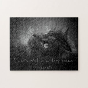 Der tiefe Ozean eines Katzengedankens Puzzle