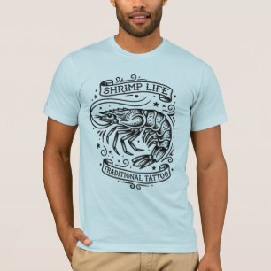 Der Tiefsee-Driftende Sailor Jerry Garnelen-Blit T-Shirt