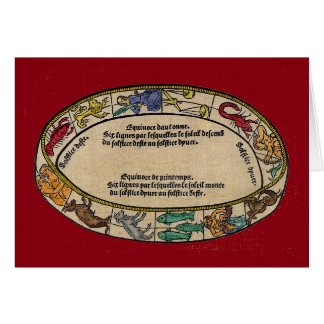 Der Tierkreis, 1496 (Vorderseite (Horizontal))