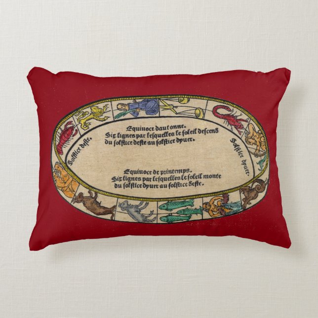 Der Tierkreis, 1496 Dekokissen (Vorderseite)