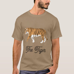 Der Tiger-Farbblock T-Shirt