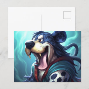Der Tigerhund Postkarte