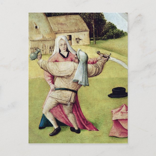 Der Tisch der sieben toten Sünden Postkarte (Vorderseite)