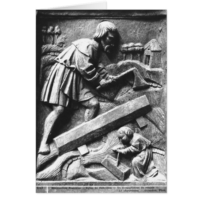 Der Tischler, Detail von einem Altarpiece (Vorne)