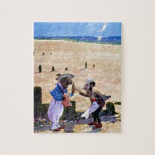 Der Tischler und das Walroß - Alice im Wunderland Puzzle