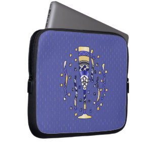 Der Toast-Laptop-Fall für das neue Jahr Laptopschutzhülle
