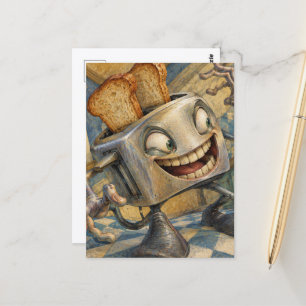 Der Toaster lebt Postkarte