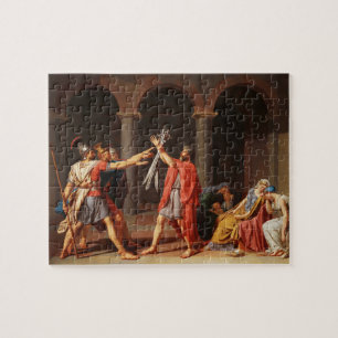 Der Tod der Horatii von Jacques-Louis David Puzzle
