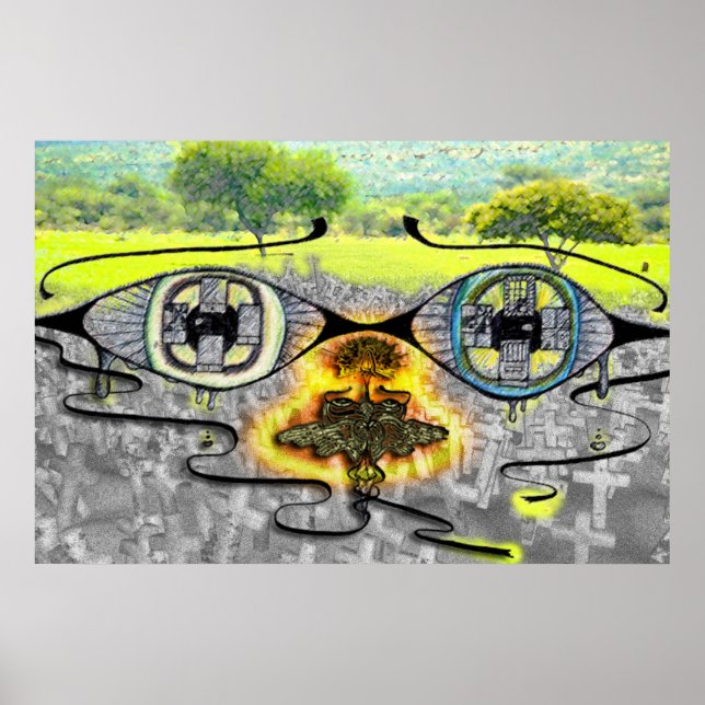 Der Tod fährt frei, aber für den Geist Poster (Vorne)