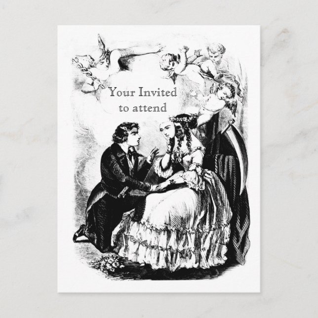 Der Tod hat seinen Charme Einladung nach der Postk (Vorderseite)