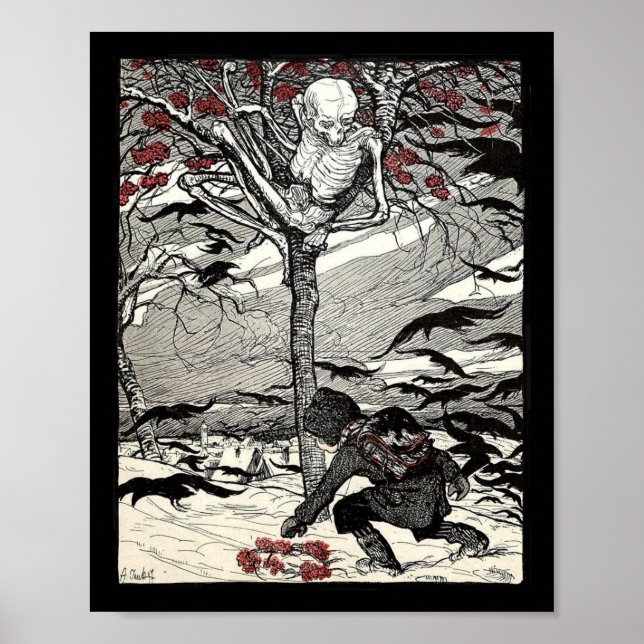 Der Tod im Baum-Poster Poster (Vorne)