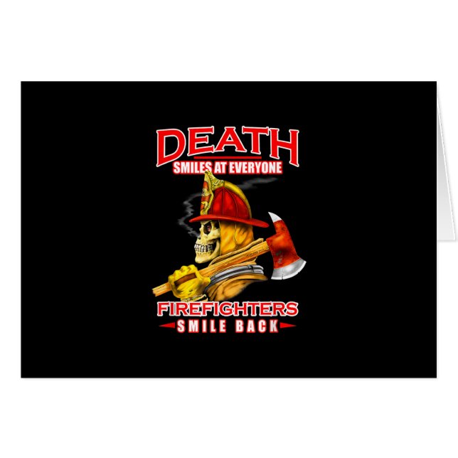 Der Tod lächelt bei jedem Feuerwehrmann (Vorderseite (Horizontal))