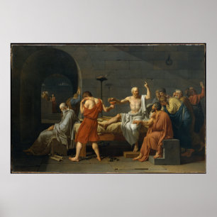 Der Tod Sokrates 1787 Poster