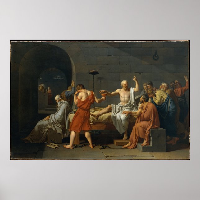 Der Tod Sokrates 1787 Poster (Vorne)