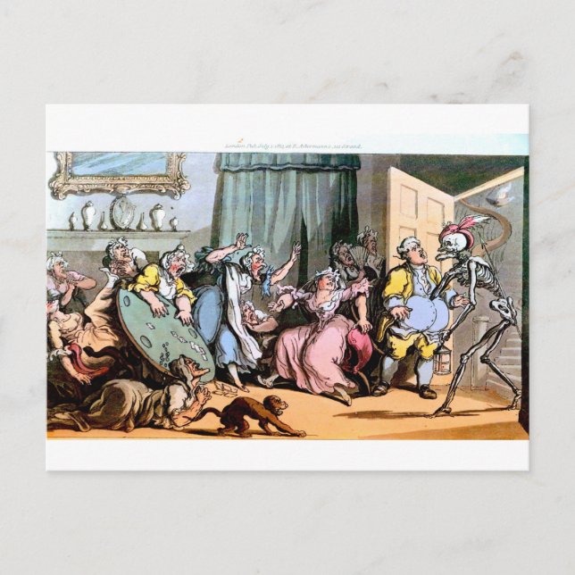 Der Tod und die alte Postkarte (Vorderseite)