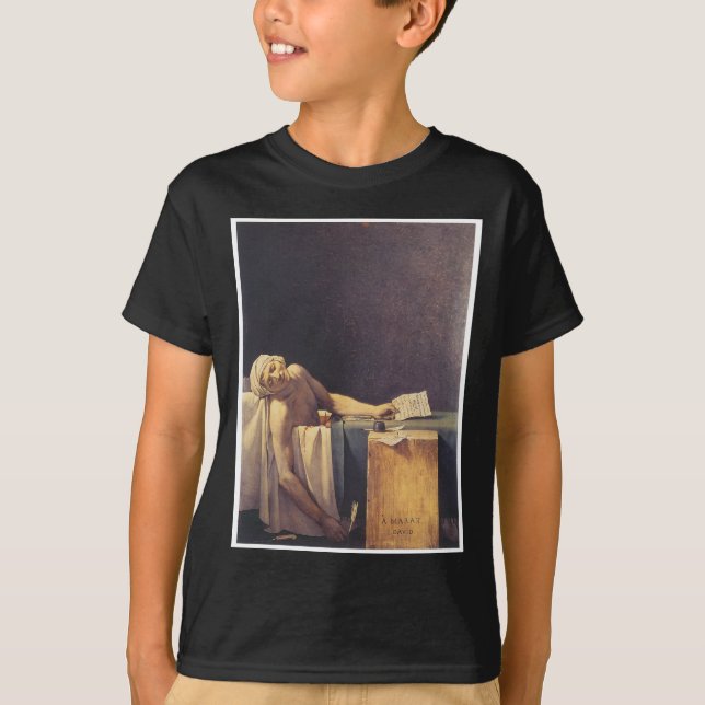 Der Tod von Marat T-Shirt (Vorderseite)