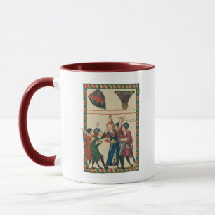 Der Tod von Reinmar von Brennenberg mittelalterlic Tasse