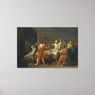 Der Tod von Sokrates durch Jacques-Louis David 178 Leinwanddruck
