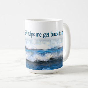 Der Ton der MEERTasse - Ozean-Wellen Tasse