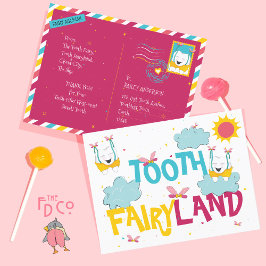 Der Tooth Fairy Land Fun farbenfroh von der Zeltme Postkarte