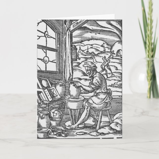 Der Töpfer, 1574 Karte (Vorderseite)