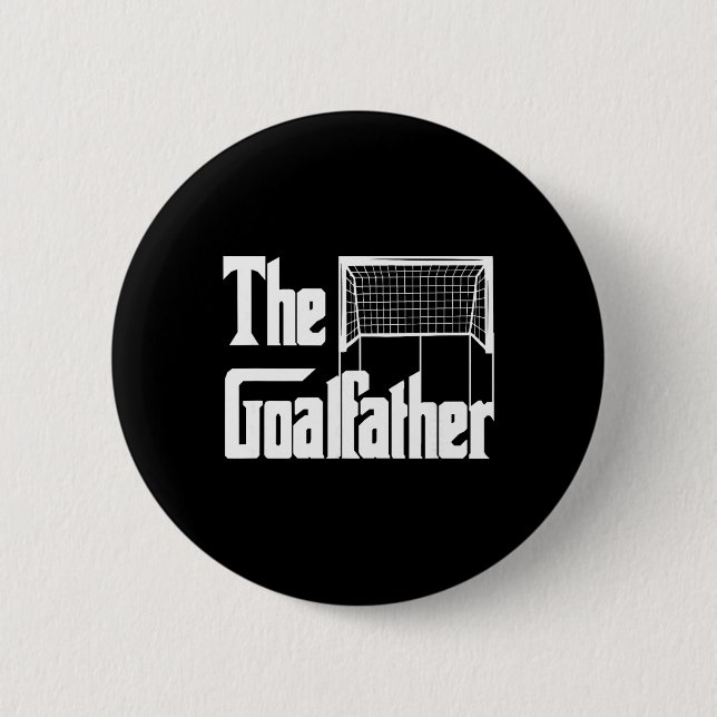 Der Torvater Vater Fußball Torwart Torwart Trainer Button (Vorderseite)