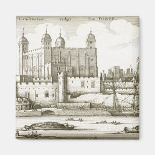 Der Tower von London, 1647 (Stich) Magnet