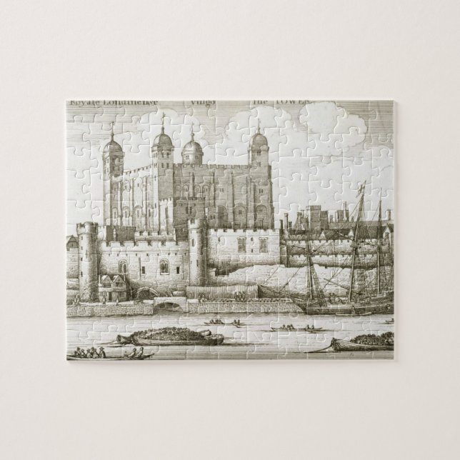 Der Tower von London, 1647 (Stich) Puzzle (Horizontal)