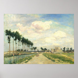 Der Towpath - Johan Jongkind Fine Art Poster