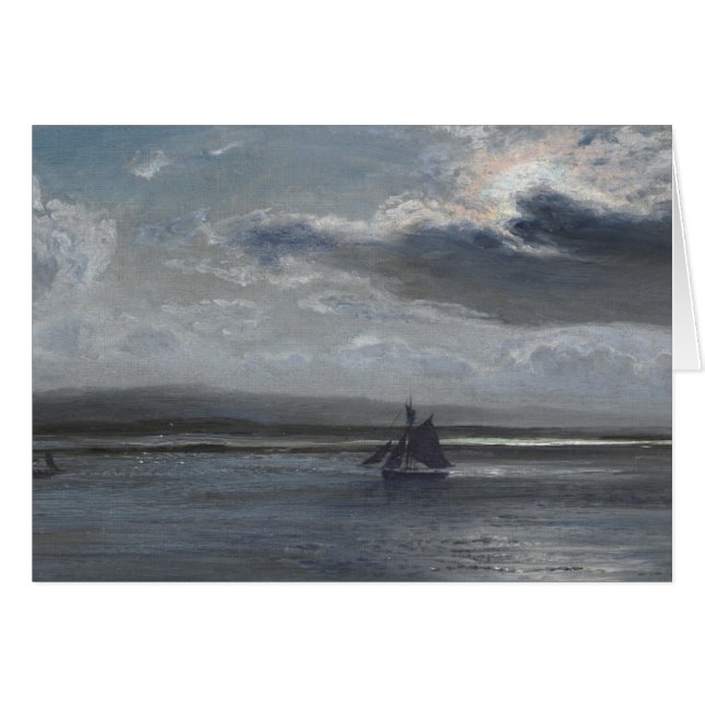 Der Traeth Mawr, Mondschein (Vorderseite (Horizontal))