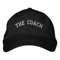 Der Trainer Basic anpassbar bestickte Cap Black