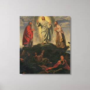 Der Transfiguration, c.1527-33 (Öl auf Platte) Leinwanddruck