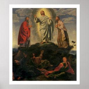 Der Transfiguration, c.1527-33 (Öl auf Platte) Poster