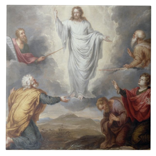 Der Transfiguration (Öl auf Kupfer) Fliese (Vorderseite)