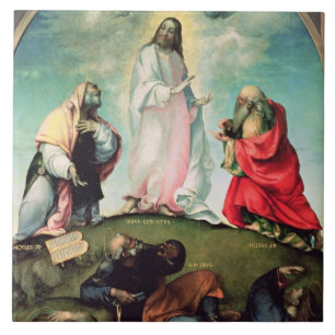 Der Transfiguration von Christus, c.1510-12 (Öl Fliese