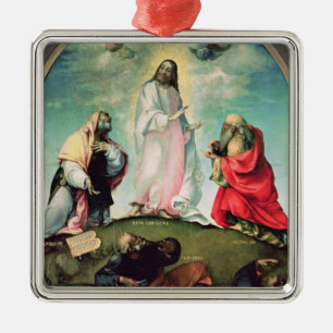 Der Transfiguration von Christus, c.1510-12 (Öl Silbernes Ornament