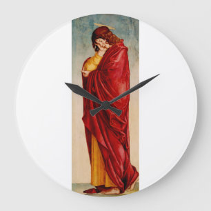 Der trauernde Heilige Johannes von Andrea da Muran Große Wanduhr