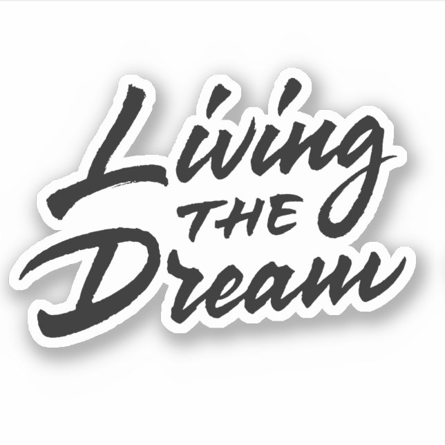 Der Traum Aufkleber (Vorderseite)