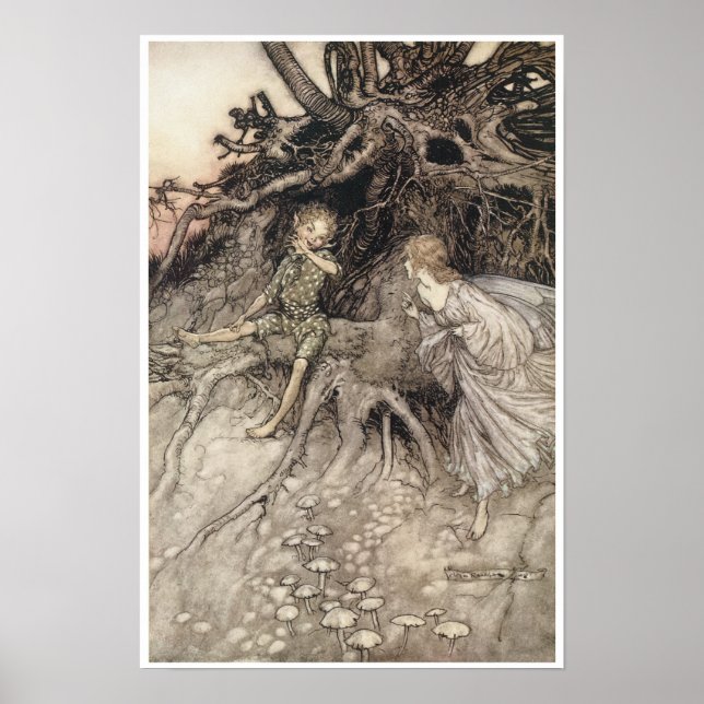 Der Traum der Vintagen Fee im Sommer Poster (Vorne)