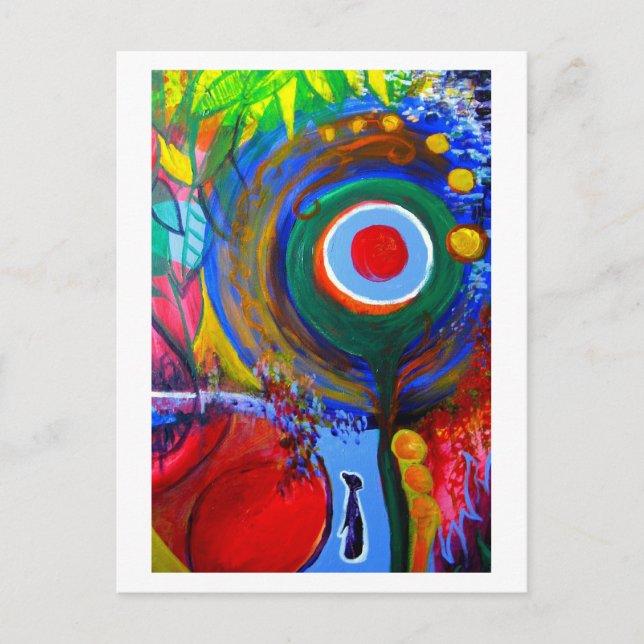 Der Traum des kleinen Bären Postkarte (Vorderseite)