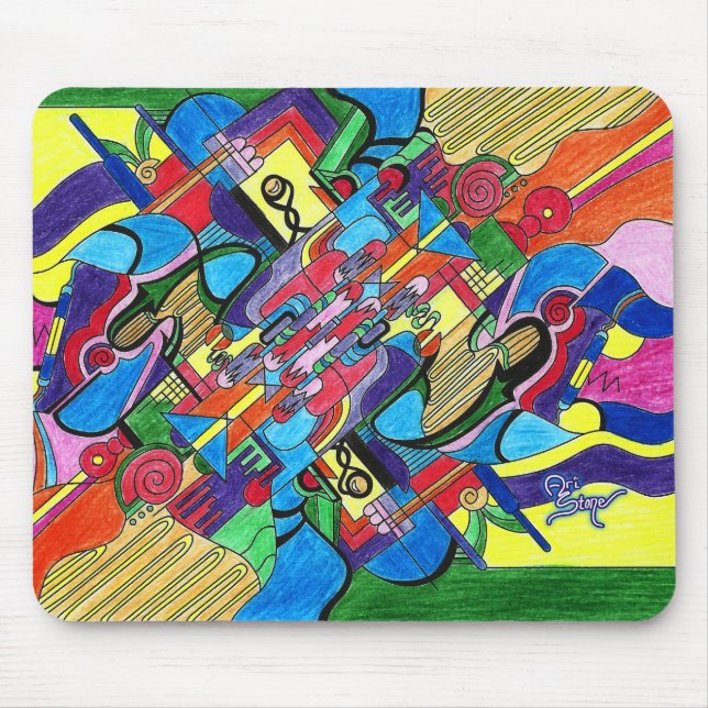 Der Traum des Künstlers Mousepad (Vorne)