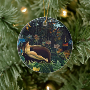 Der Traum - ein Meisterwerk von Henri Rousseau Keramik Ornament