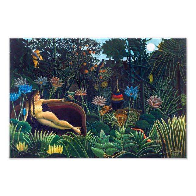 Der Traum | Henri Rousseau | Fotodruck (Vorne)