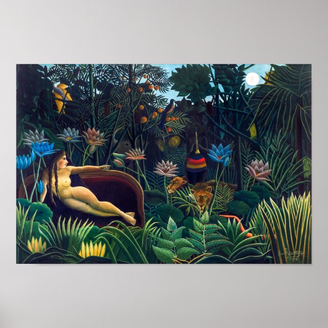 Der Traum | Henri Rousseau | Poster (Vorne)